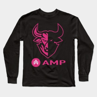 Amp Crypto  Cryptocurrency Amp  coin token Long Sleeve T-Shirt